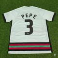 Portugal EURO 2020 Retro Away Football Jersey – Pepe – Back View
