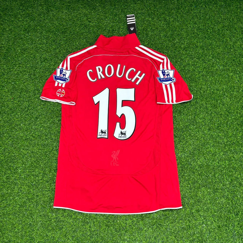 2007/08 Peter Crouch Liverpool Premier League Football Jersey – Back View
