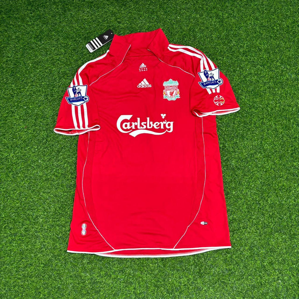 2007/08 Peter Crouch Liverpool Premier League Football Jersey – Front View
