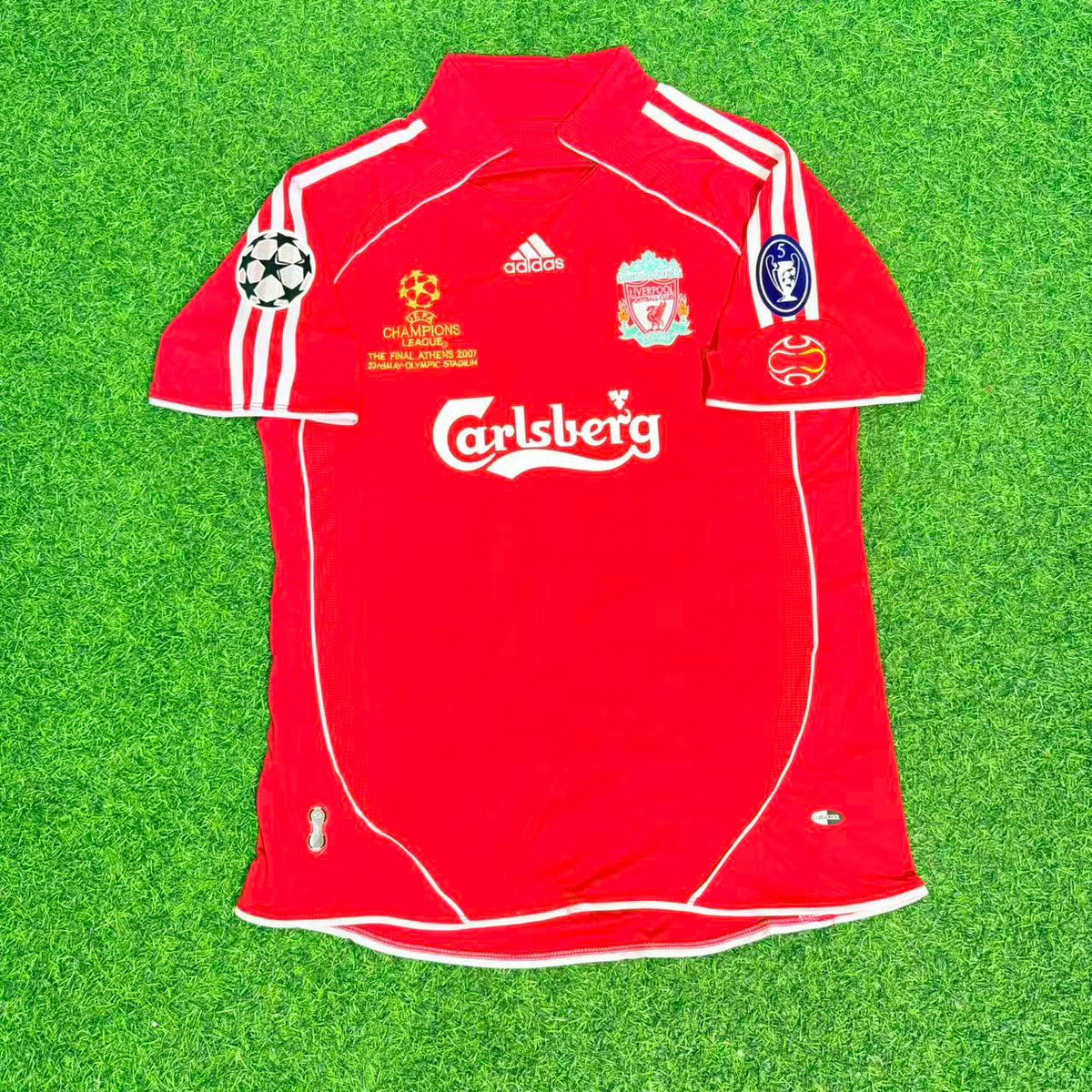Peter Crouch Liverpool 2007 Retro Football Jersey – Front View