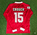 Peter Crouch Liverpool Long Sleeve Retro Football Jersey – Back View