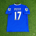 Chelsea 2003 2005 Season Home Navy Blue Retro Jersey – Emmanuel Petit – Back View