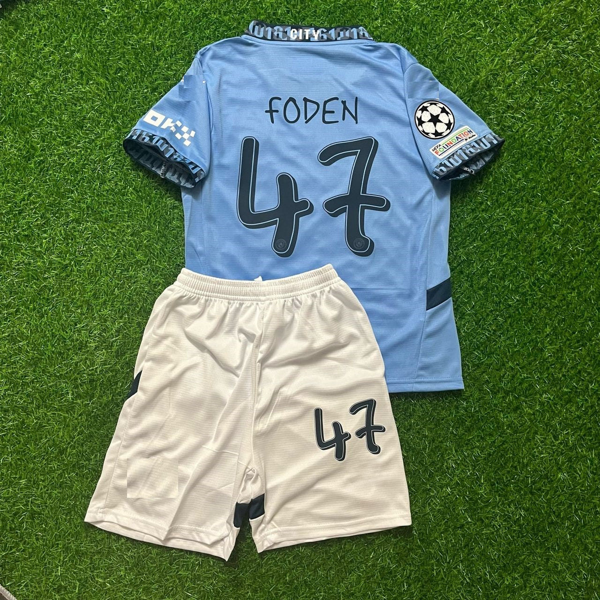 Phil Foden Manchester City Kit Jersey – Back View