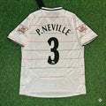 2003/05 Phil Neville #3 Manchester United Retro Football Jersey – Back View