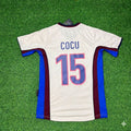 Phillip Cocu Barcelona 98/99 Retro Football Jersey – Back View