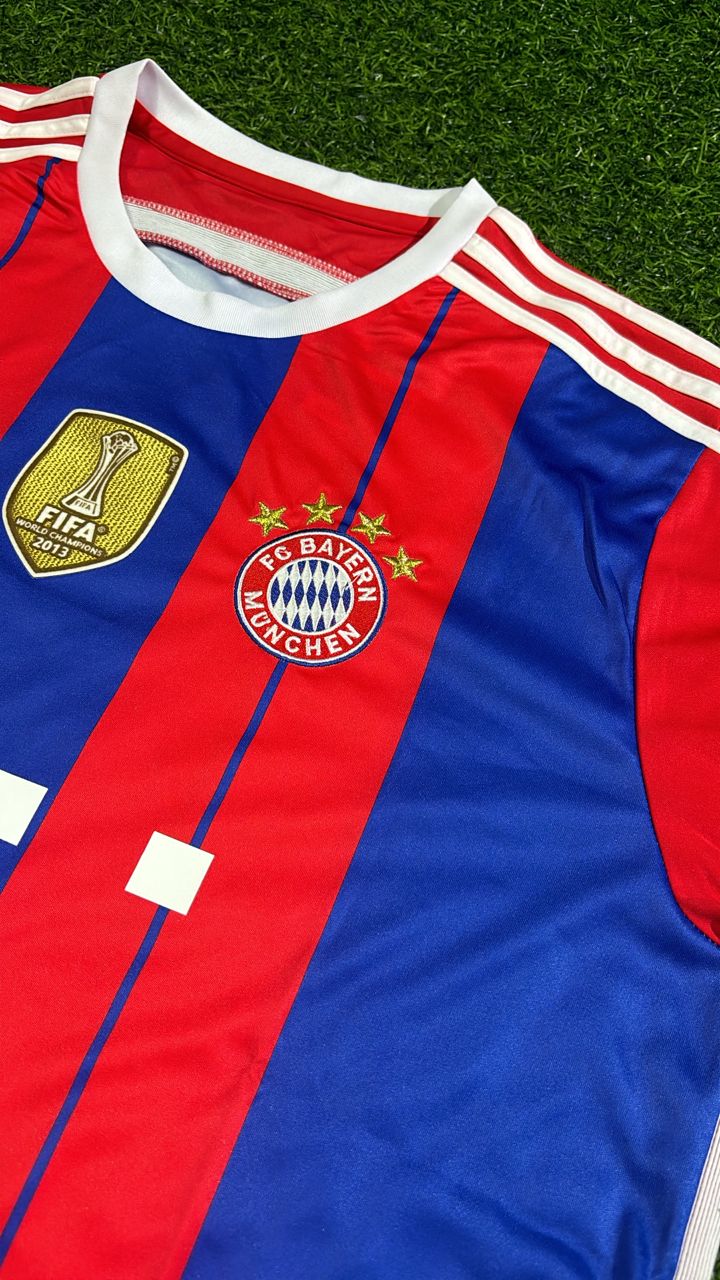 Bayern Munich 2014 2015 Home Retro Patch Jersey – Philipp Lahm #21 – 5