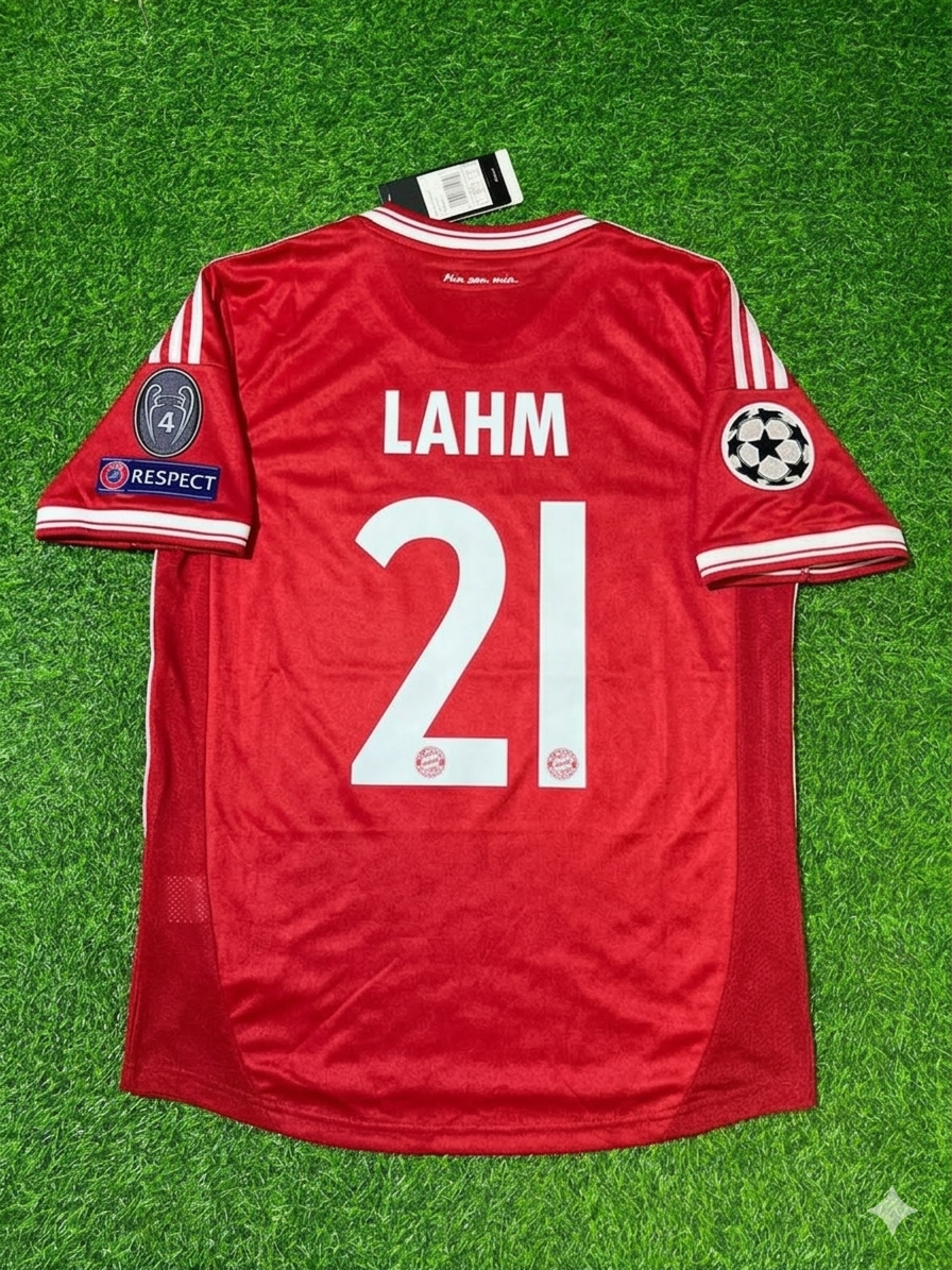 2013 Philipp Lahm 21- Bayern Munich Champions League Wembley Final Football Jersey – Back View