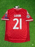 2013 Philipp Lahm 21- Bayern Munich Champions League Wembley Final Football Jersey – Back View