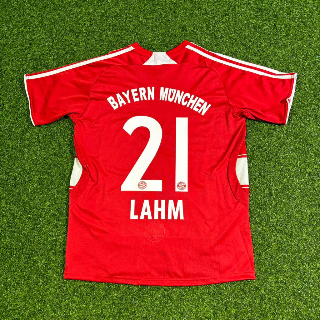 Philipp Lahm Bayern Munich 2007–2009 Retro Football Jersey – Back View