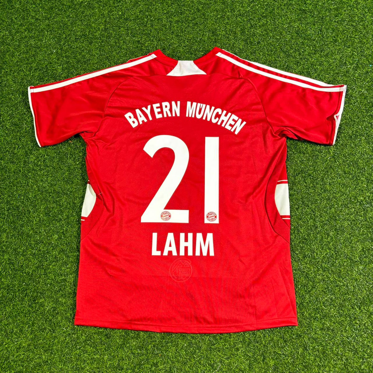 Philipp Lahm Bayern Munich 2007–2009 Retro Football Jersey – Back View