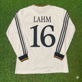 Philipp Lahm #16 Germany Long Sleeve Retro Football Jersey Collection – Back View