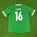 2012 Germany EURO Philipp Lahm Green Retro Football Jersey – Back View