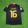 2010 Germany World Cup Philipp Lahm - Deutschland Black Football Jersey – Back View