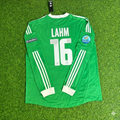 2012 Germany EURO Philipp Lahm Long Sleeve Green Retro Football Jersey – Back View