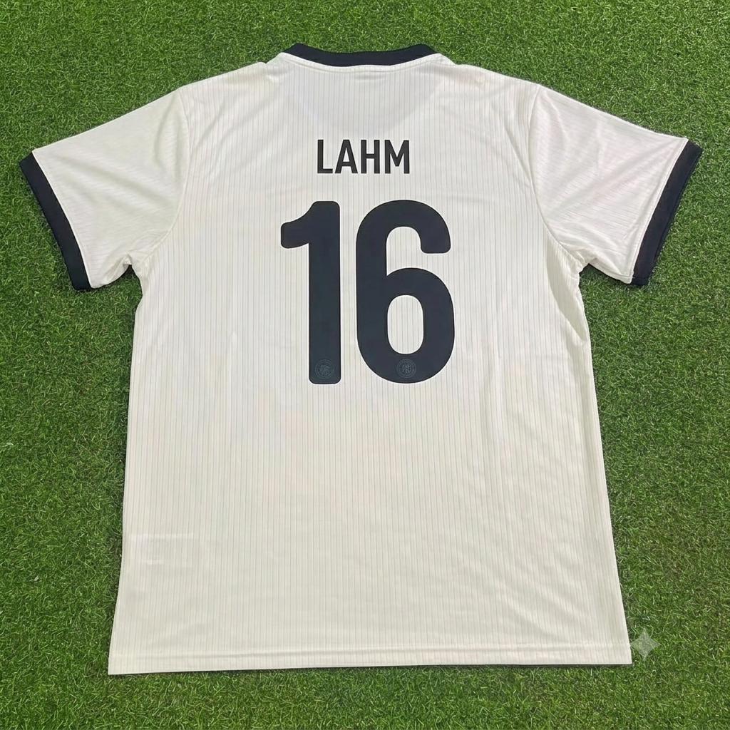 Philipp Lahm Germany 125 Year Special White Football Jersey – Back View