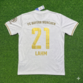 Philipp Lahm #21 FC Bayern München 125 Years Anniversary Special-Edition White Football Jersey – Back View