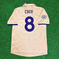 2001 Phillip Cocu 8 Barcelona 2002 Season Retro Football Jersey – Back View