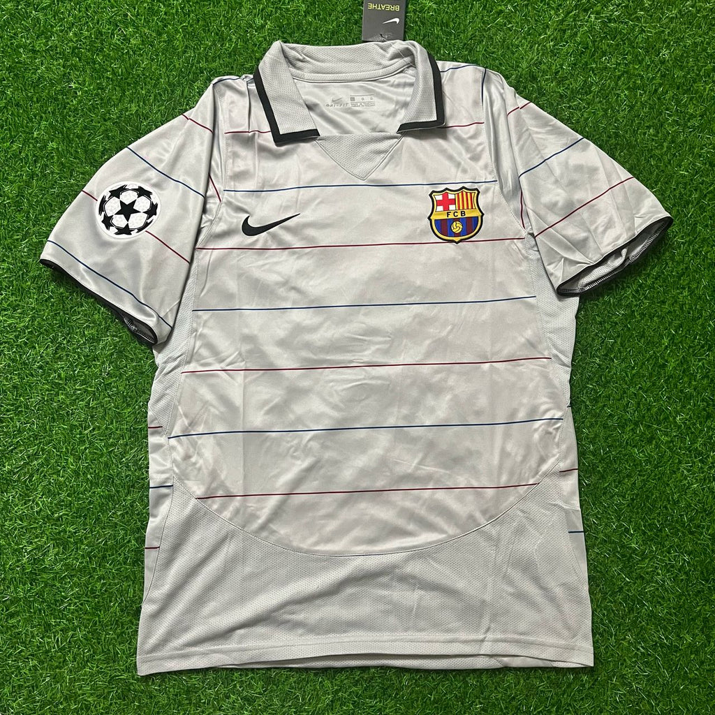 2004/05 Barcelona Blue Garnet Retro Football Jersey – Philipp Cocu 8 – Front View
