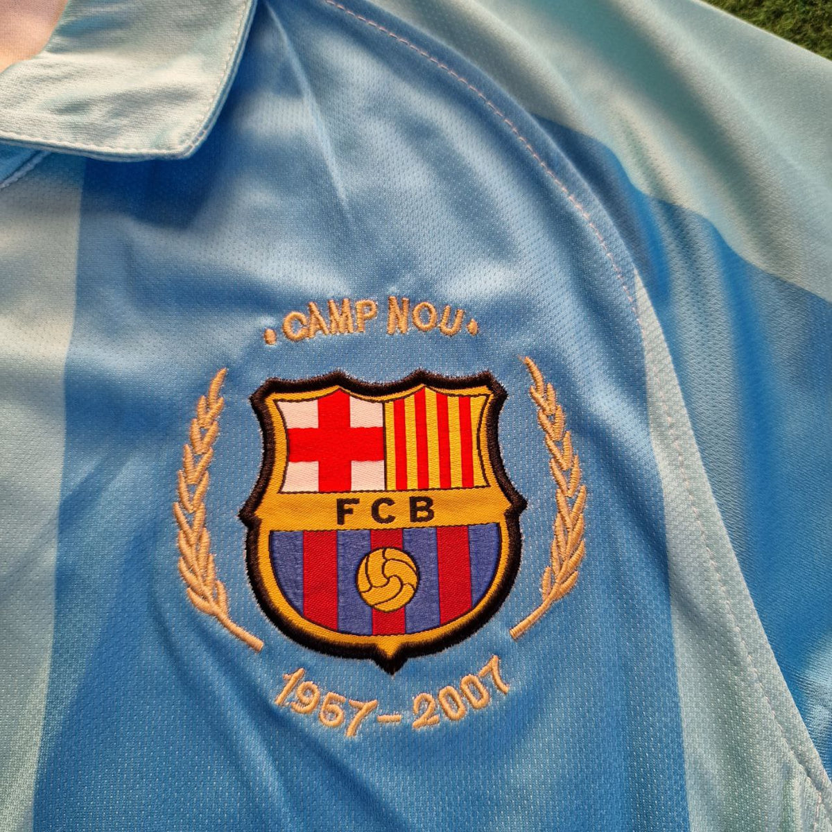 Ronaldinho Gaucho Barcelona 2008 Away Blue Retro Jersey Kit – 5