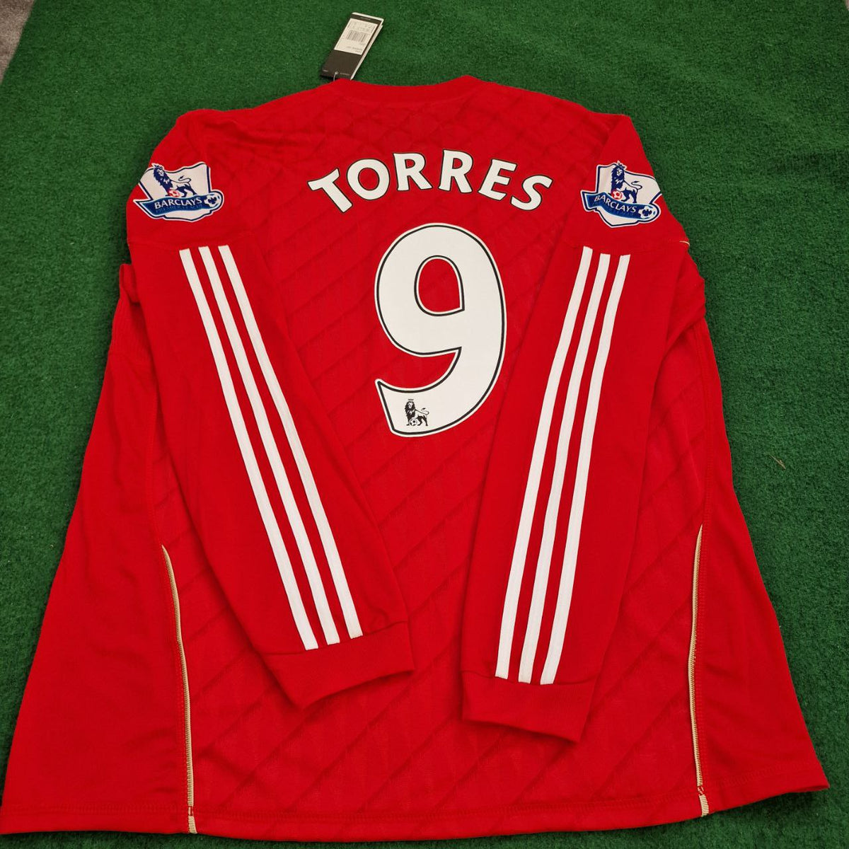 Fernando Torres Liverpool 2010 2012 Season Long Sleeves Red Retro Jersey – 11