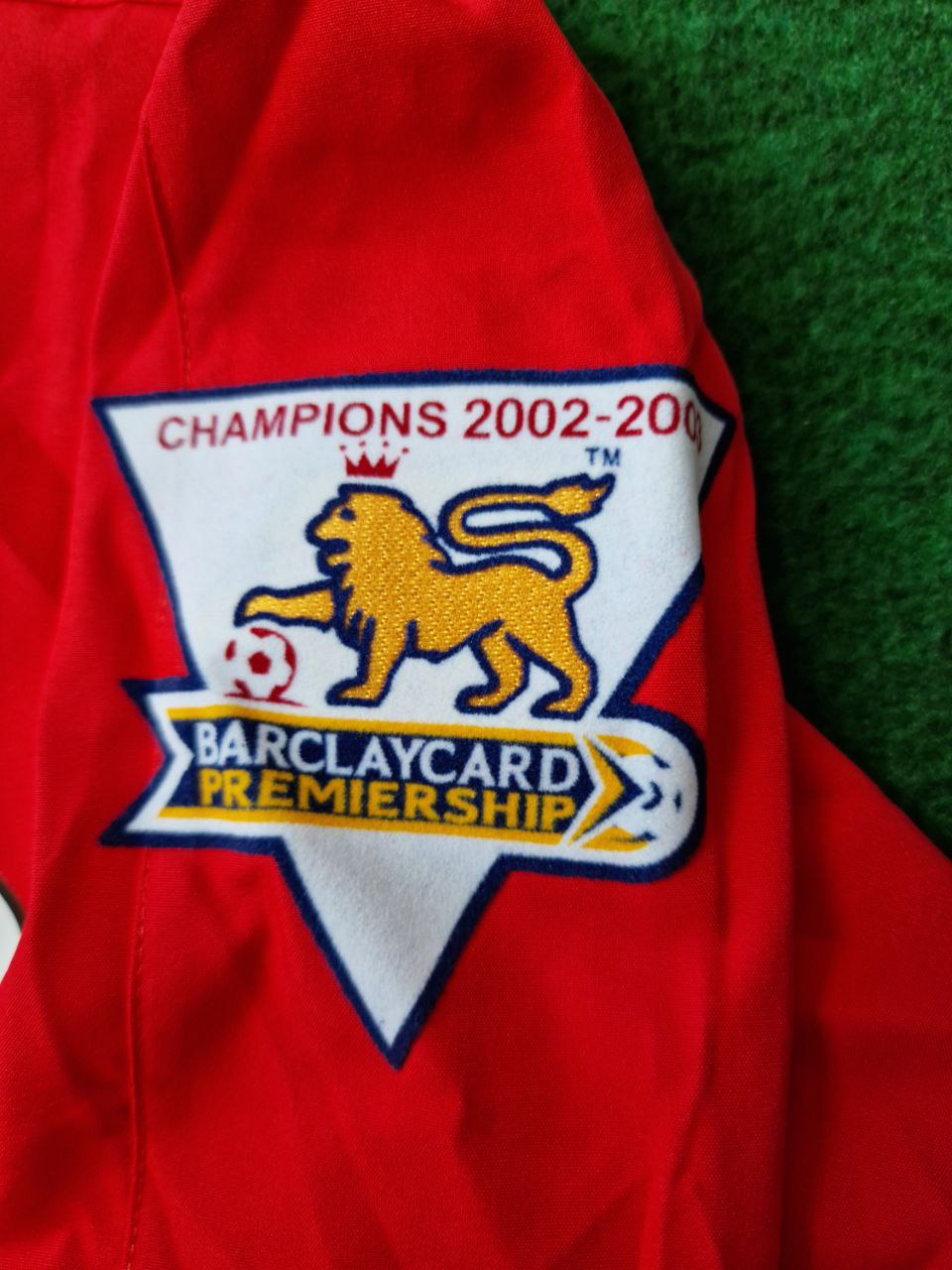 Cristiano Ronaldo Manchester United 2002 2004 Red Retro Long Sleeve Jersey – 6