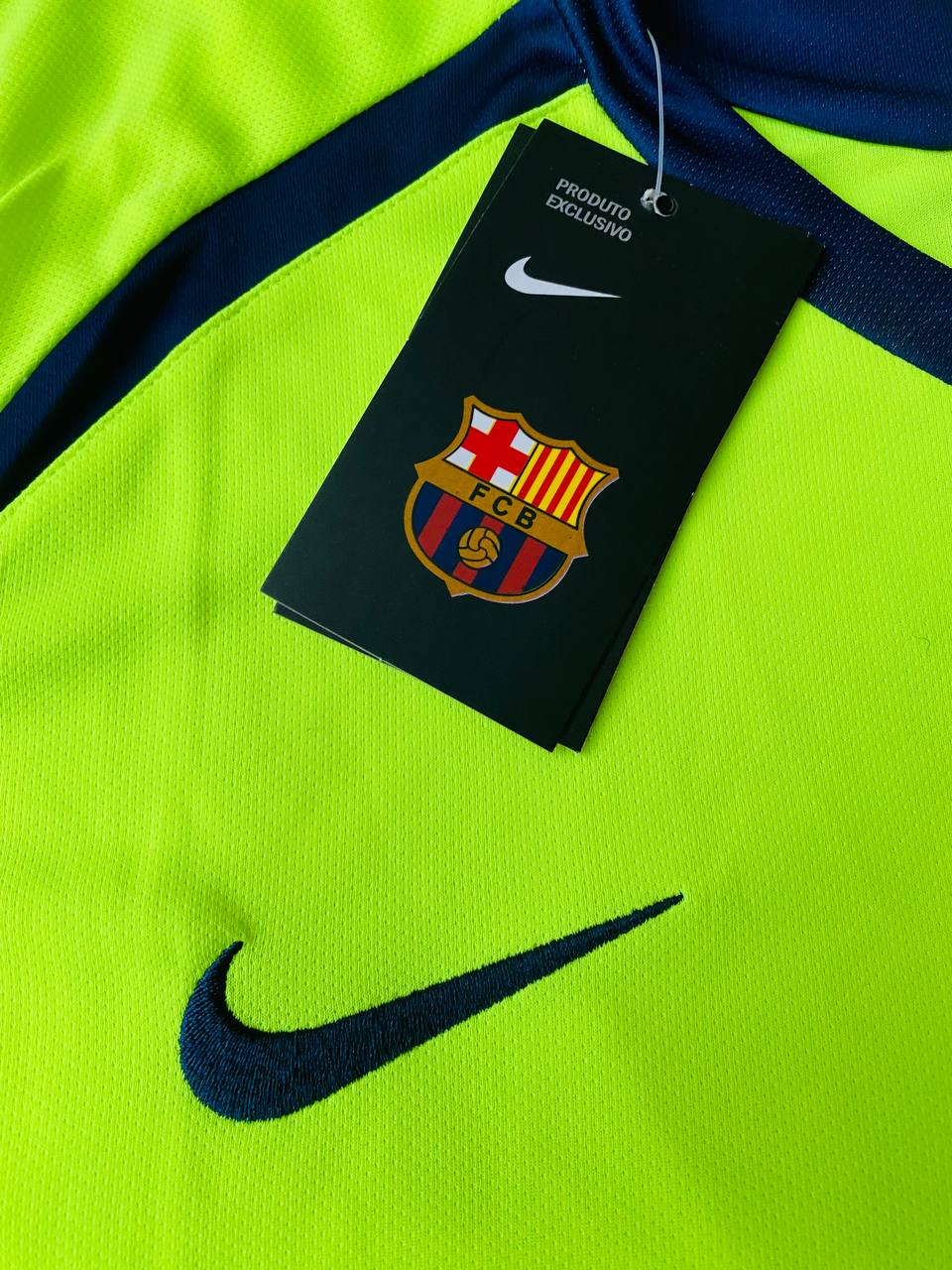 Deco #20 Barcelona 2005 2006 Green Yellow Retro Jersey – 4