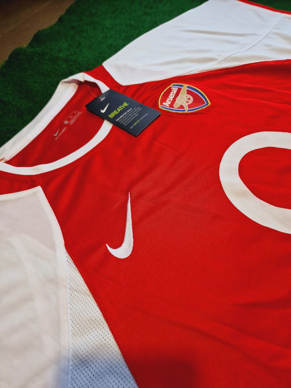 2002/03 Viktor Gyökeres 14 - Arsenal o2 Home Retro Football Jersey Soccer – 5