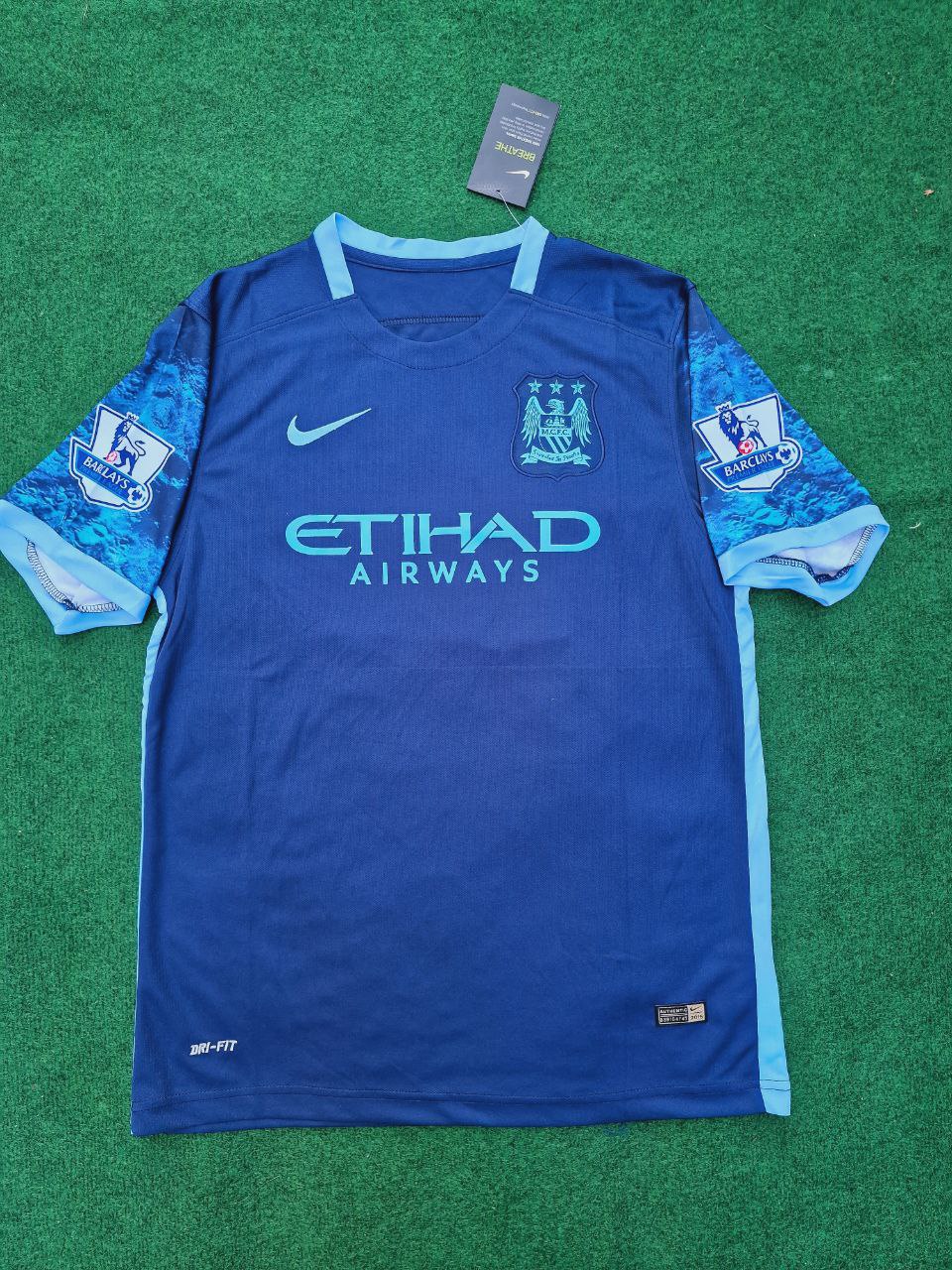 Sergio Kun Aguero 10- Manchester City 2016 2017 Season Retro Jersey – 7