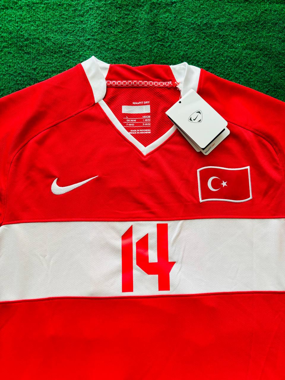 Arda Turan Türkiye Efsane Euro 2008 Turkey Retro Özel Forma Football Jersey – 6