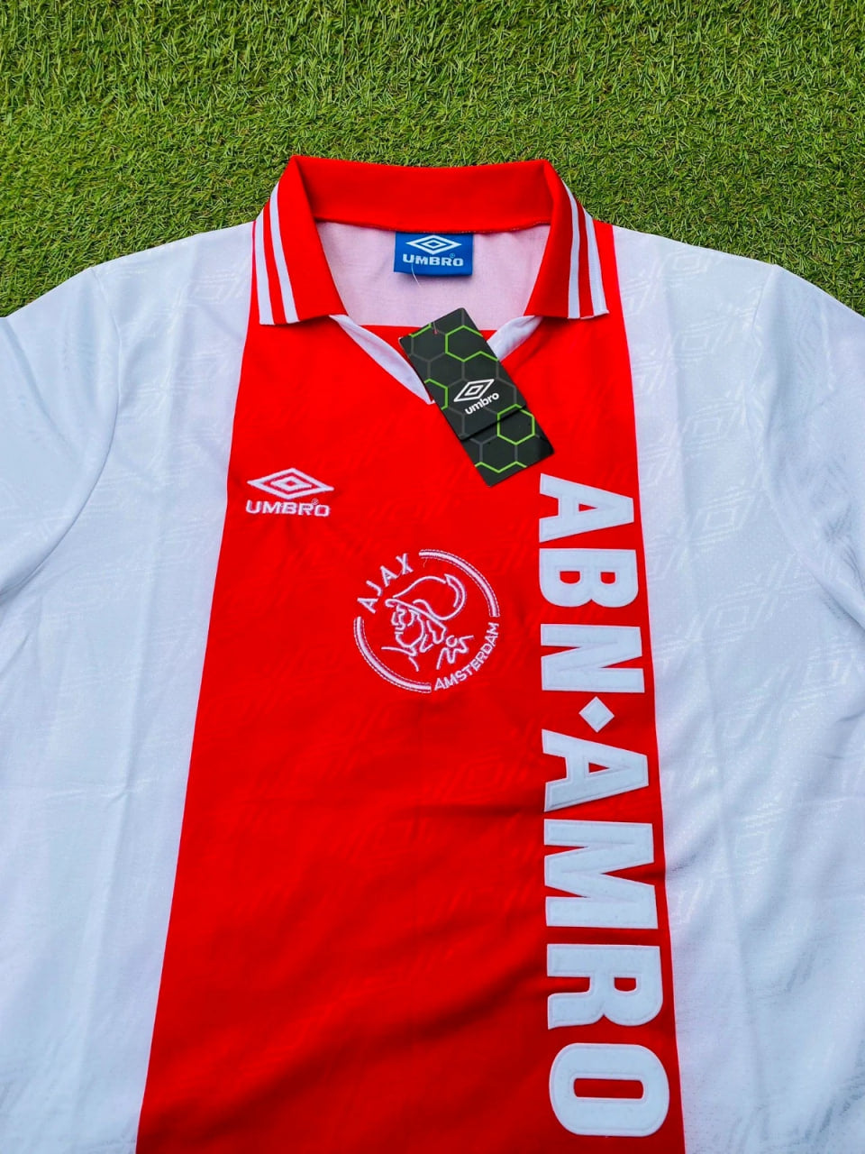 Clarence Seedorf Ajax Retro Golden Printing Football Jersey – Detailed View