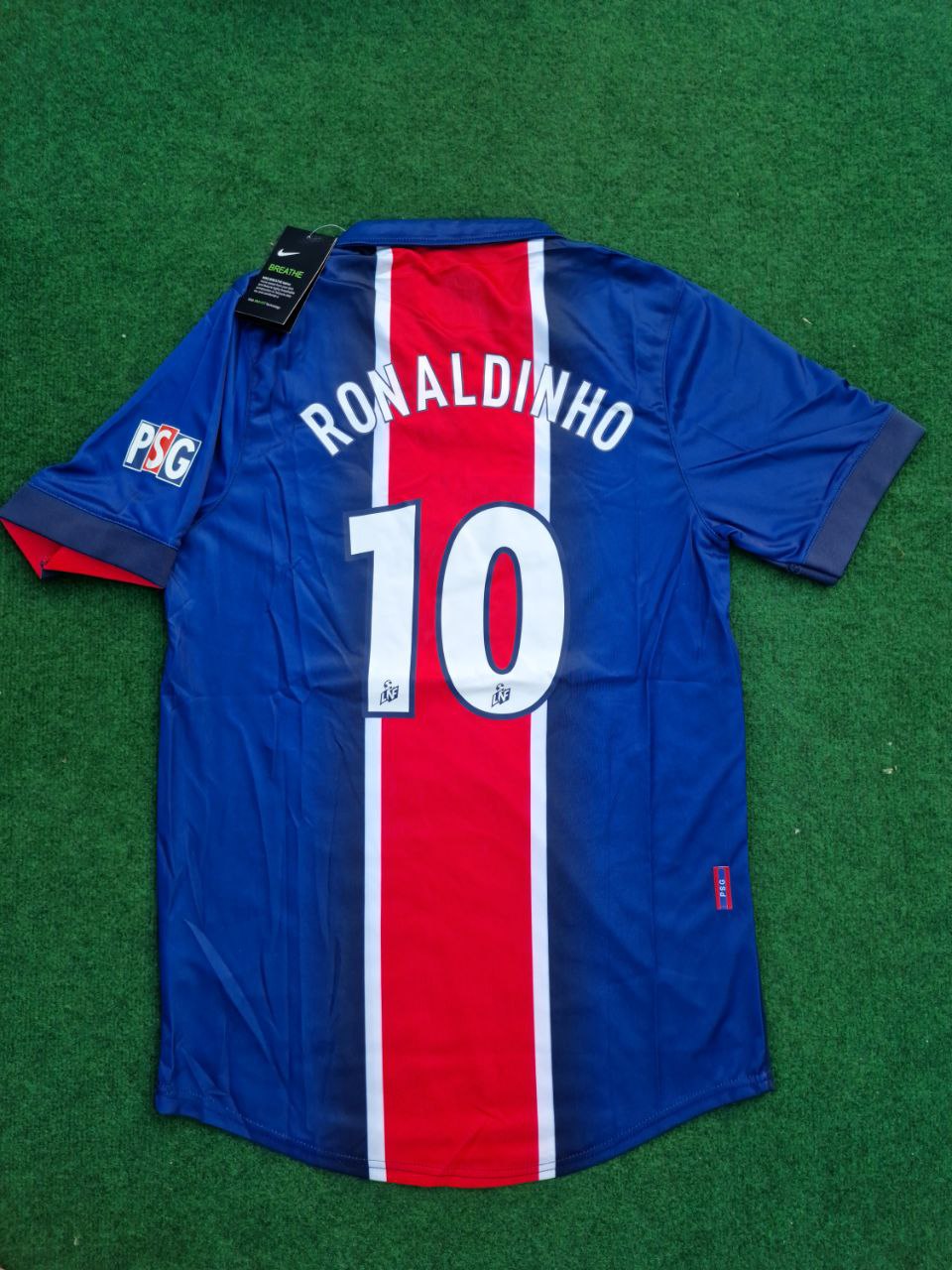 Ronaldinho Gaucho Retro Black Football Jersey Collection – Back View
