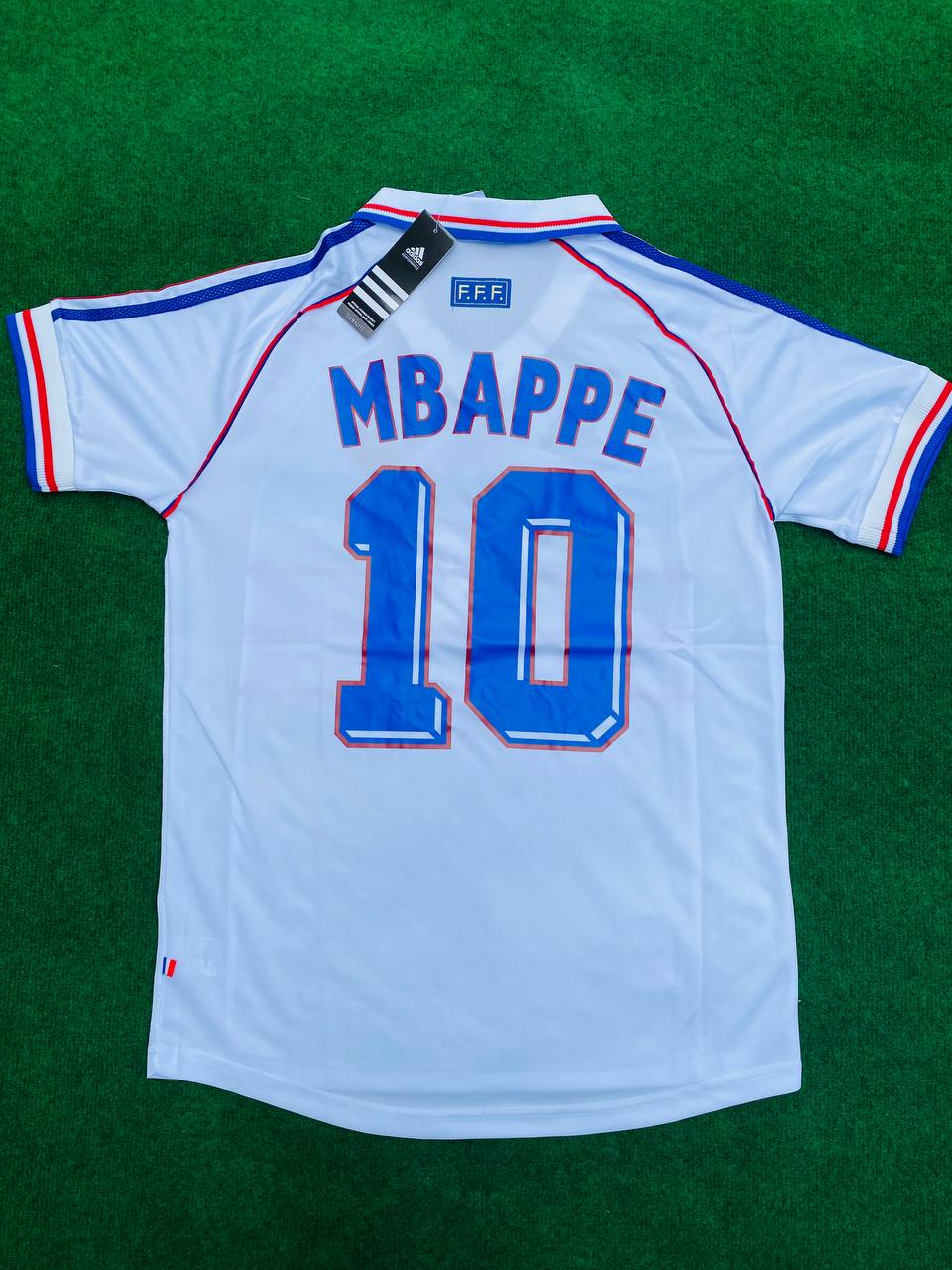 France Mbappe Retro Jersey – Back View