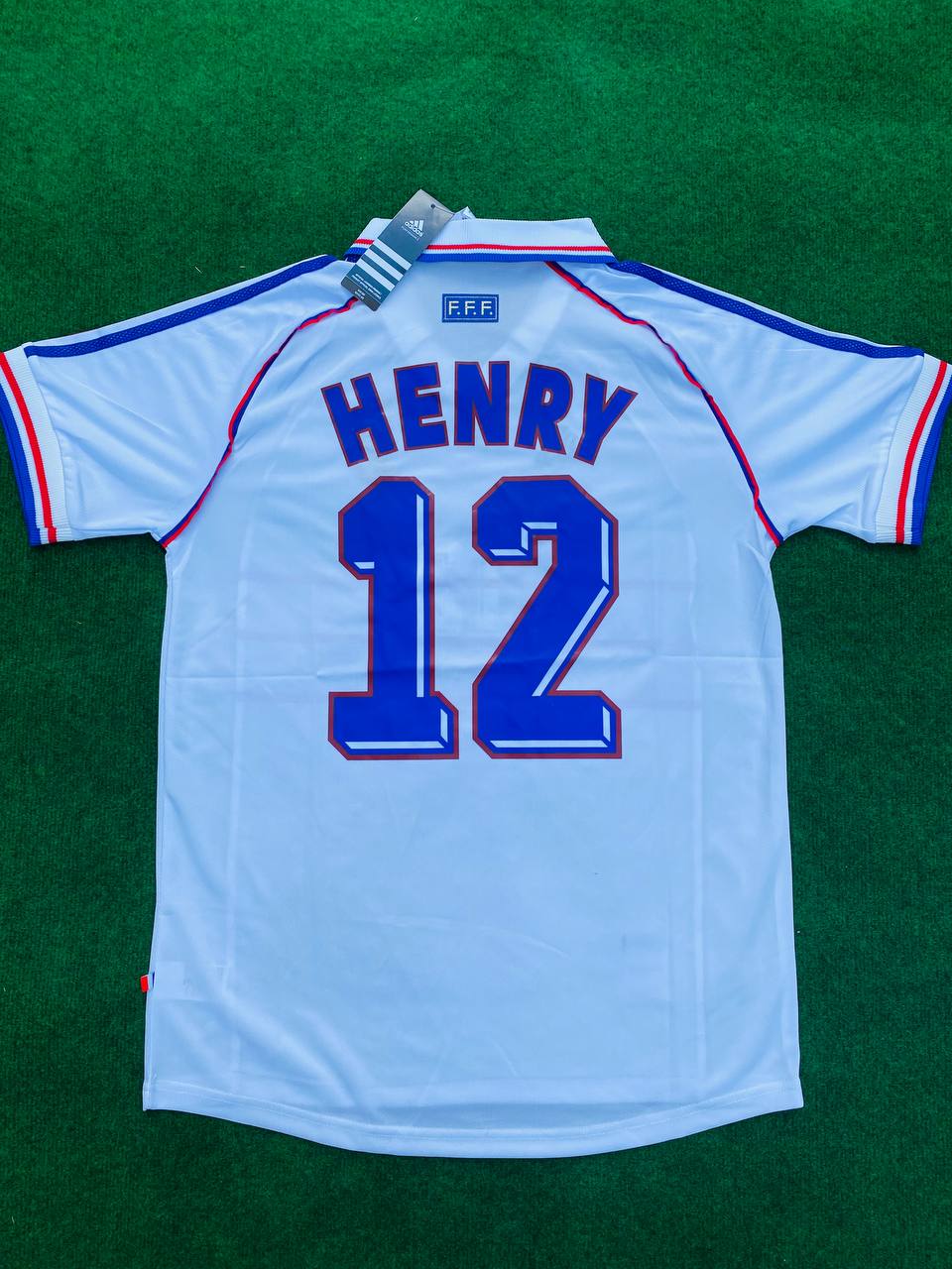 Thierry Henry – France 1998 World Cup White Retro Jersey – | | Retro – 8