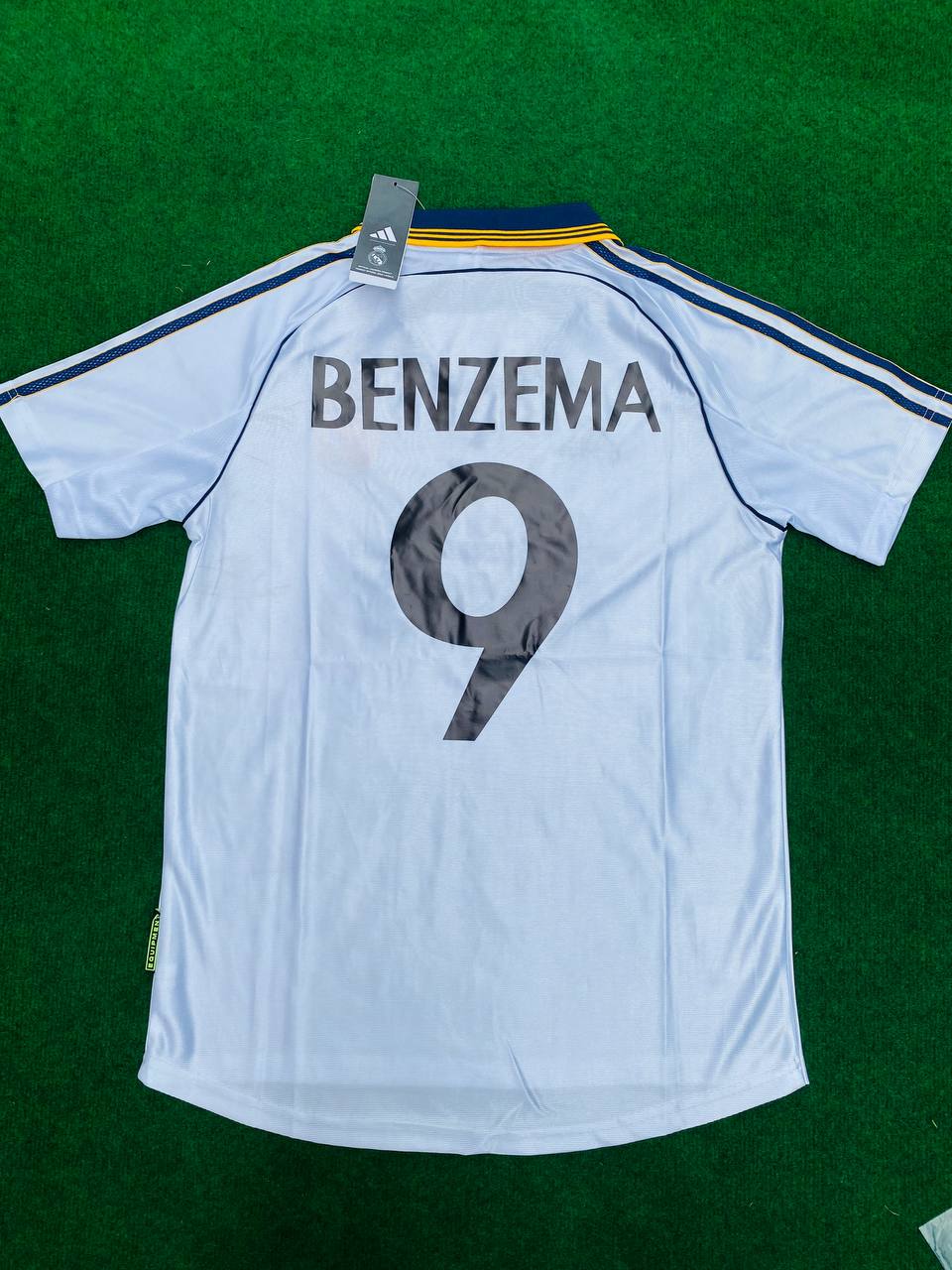 Karim Benzema Retro Special Product Jersey – Back View