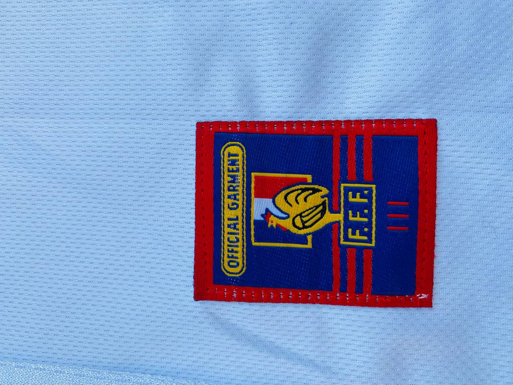 1998 France World Cup Emmanuel Petit Retro Football Jersey – Detailed View