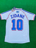 Zinedine Zidane France 1998 World Cup Retro Jersey – Back View