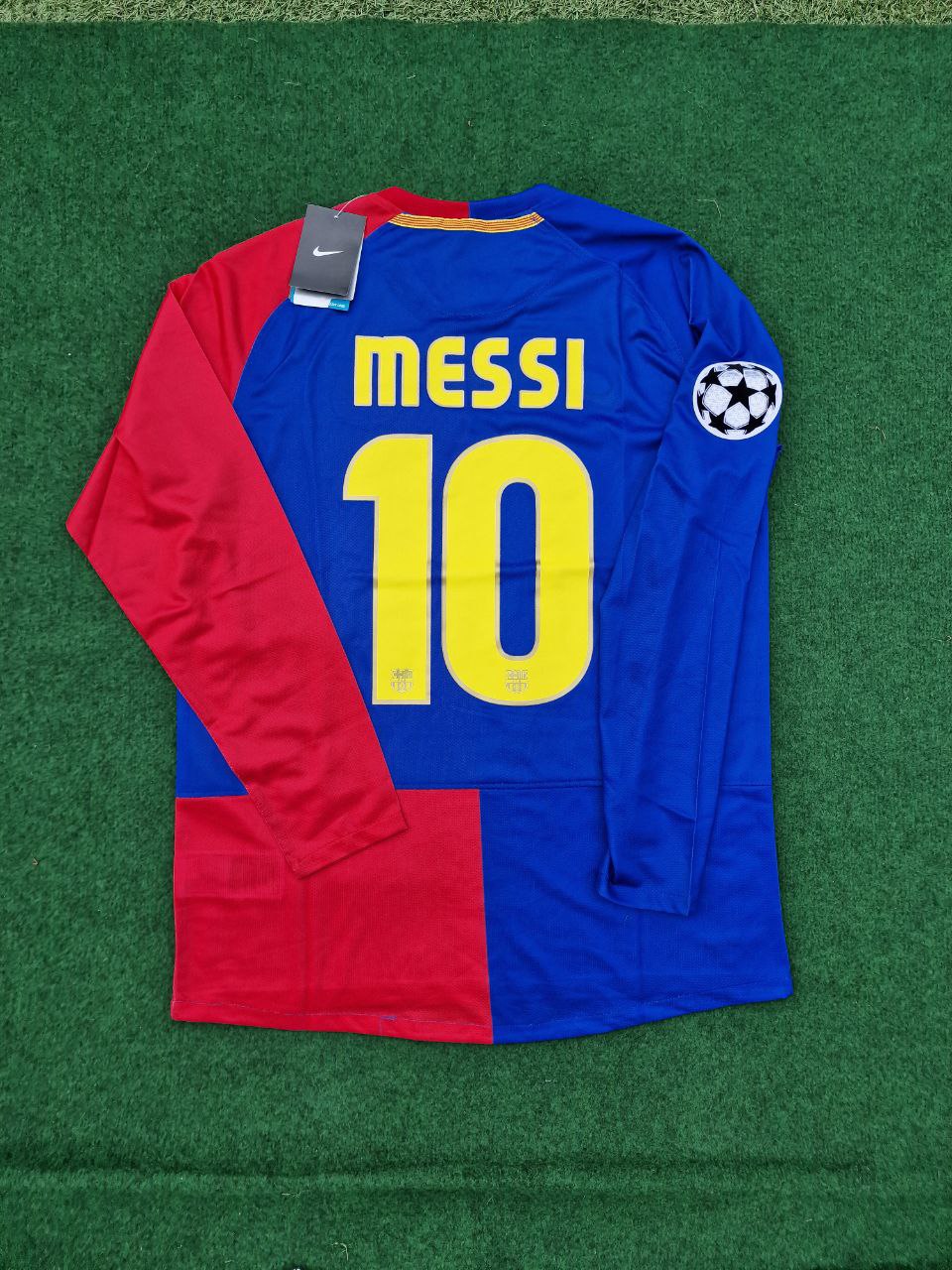 Lionel Messi Barcelona 2009 Champions League Final Retro Jersey – Back View