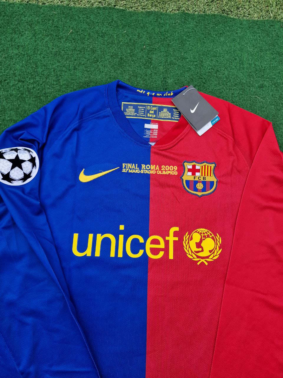 Lionel Messi Barcelona 2009 Champions League Final Retro Jersey – 4
