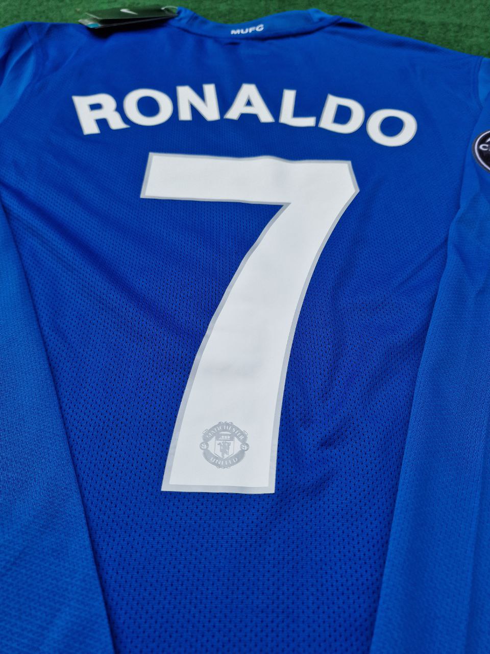Cristiano Ronaldo Manchester United 2008 Fifa World Cup Champions League Patch Retro Jersey – Detailed View