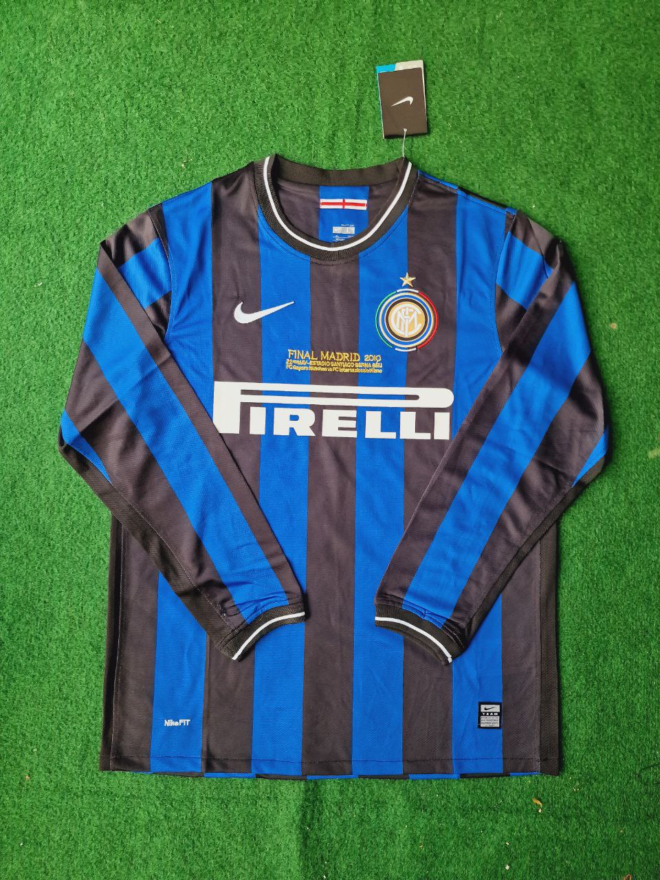 2010 Marco Materazzi - Inter Champions League Final Football Jersey – Front View