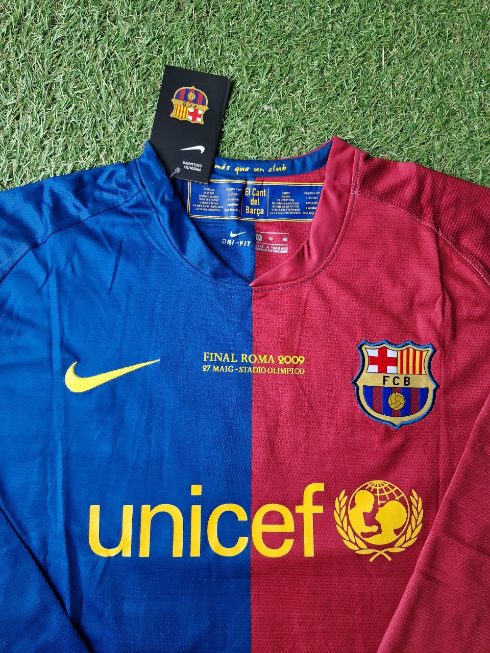 Lionel Messi Barcelona 2009 Champions League Final Retro Jersey – 9