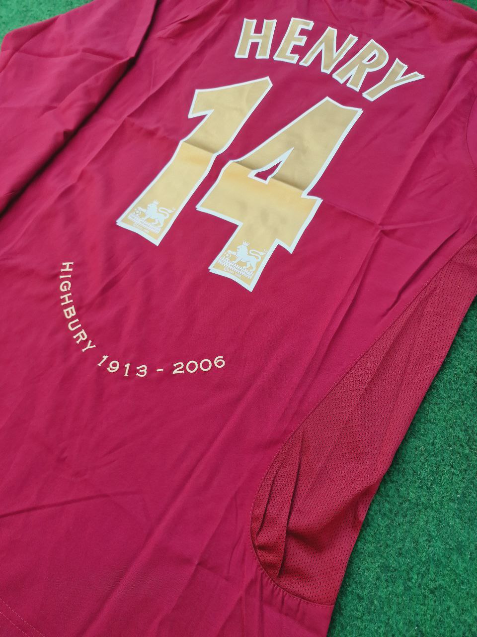 Arsenal Retro 2005 Burgundy Long Sleeve Jersey – 5
