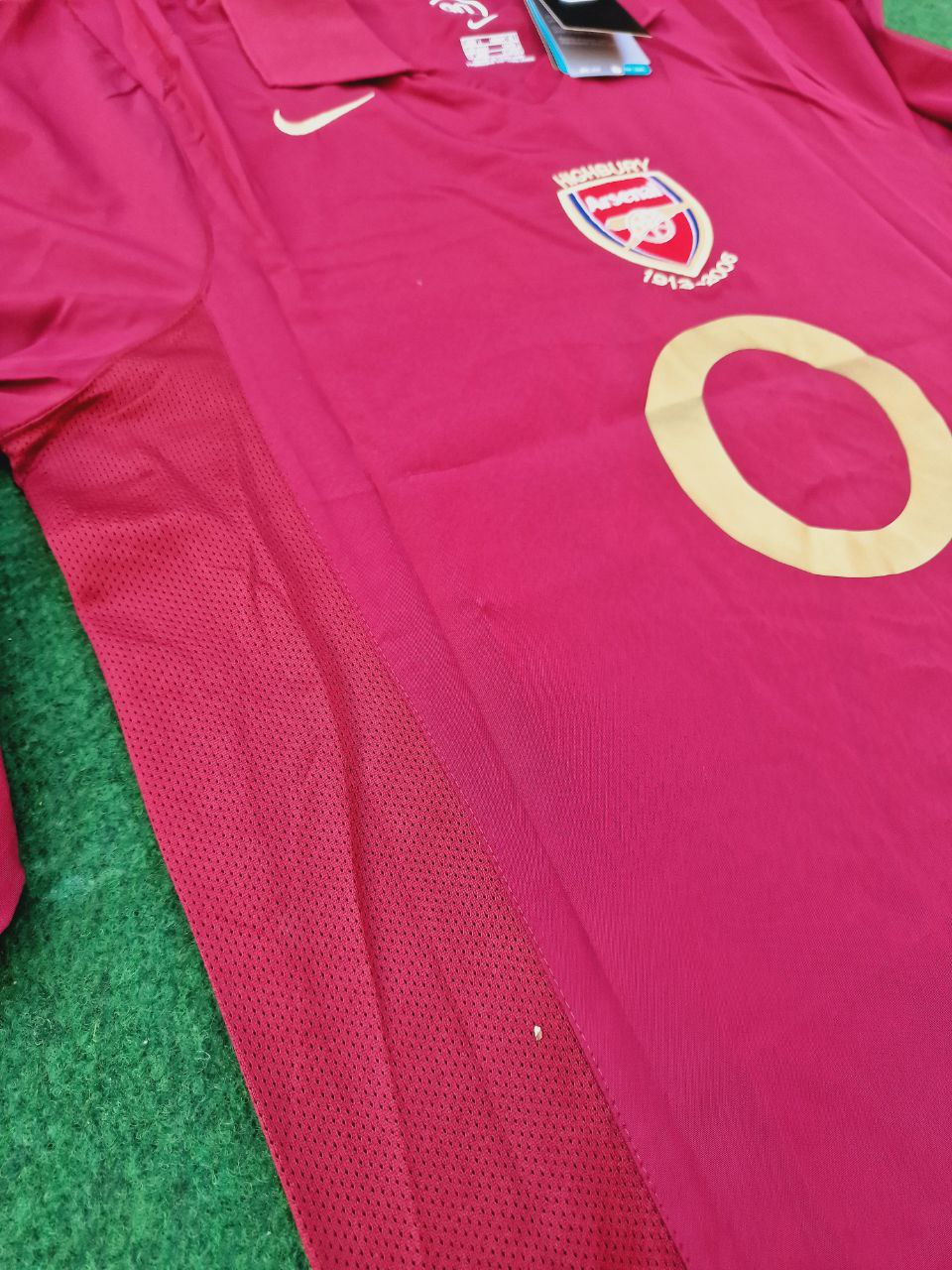 Arsenal Retro 2005 Burgundy Long Sleeve Jersey – 7
