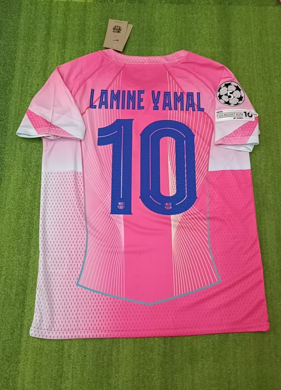 Lamine Yamal Barcelona Home CL New Season 2026 Jersey – Back View