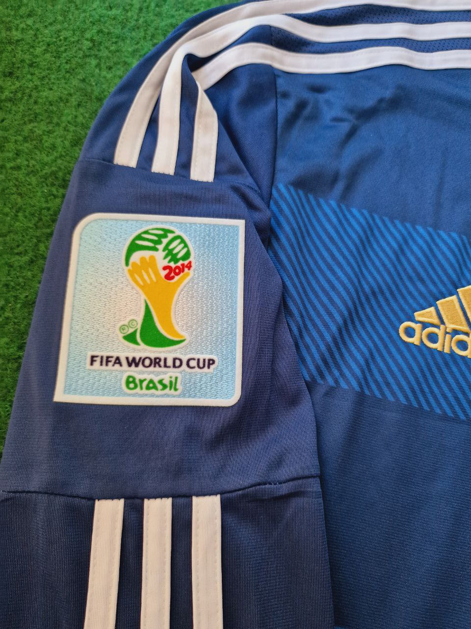 Lionel Messi Argentina 2014 World Cup Retro Football Jersey – 6