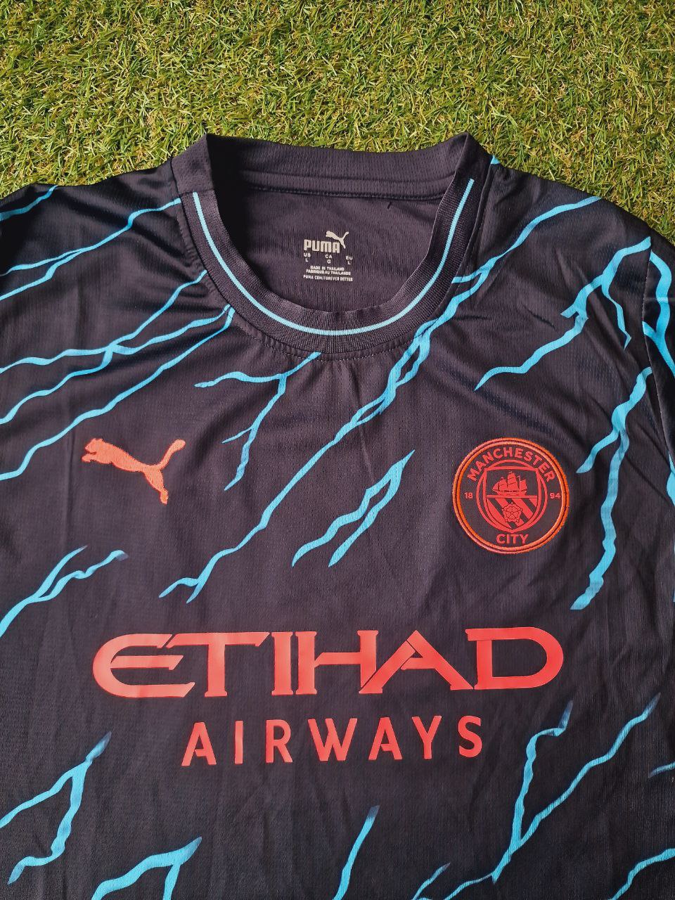 Kevin De Bruyne Manchester City Football Jerssey. – Detailed View