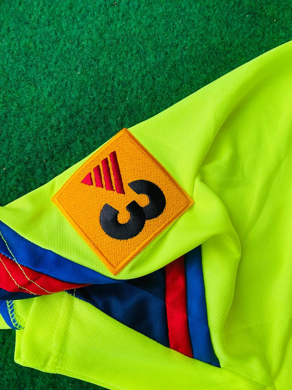 2005/06 Barcelona Green Yellow Retro Football Jersey – Samuel Eto`o #9 – 5