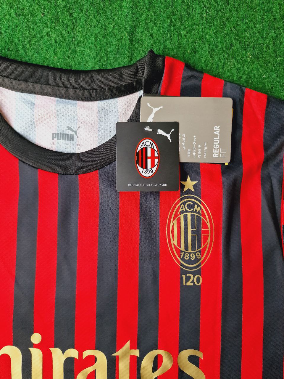Zlatan Ibrahimović AC Milan 120th Anniversary Special Golden Retro Football Jersey – 6