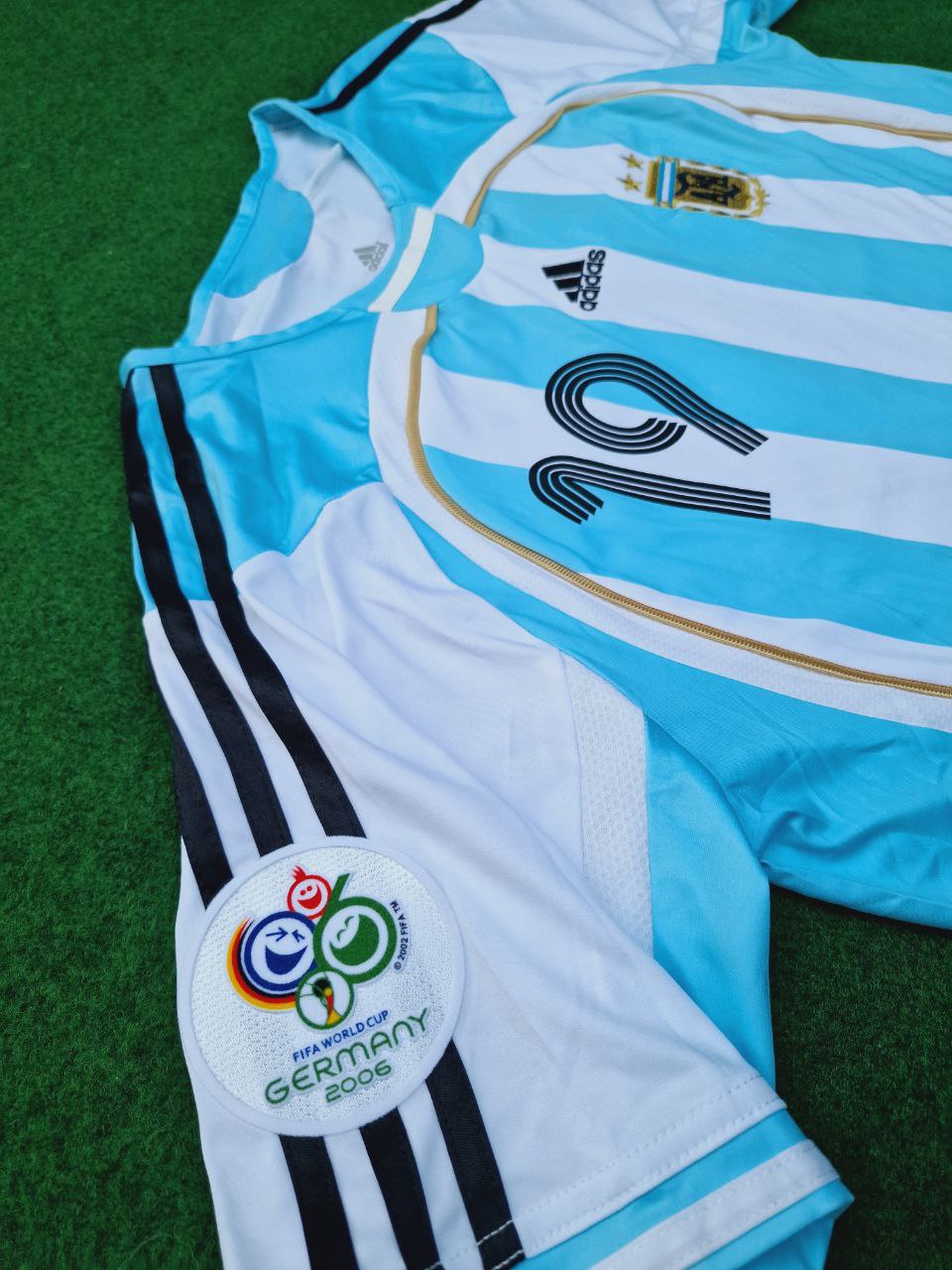 Lionel Messi Argentina 2006 World Cup Retro Soccer Jersey – 6
