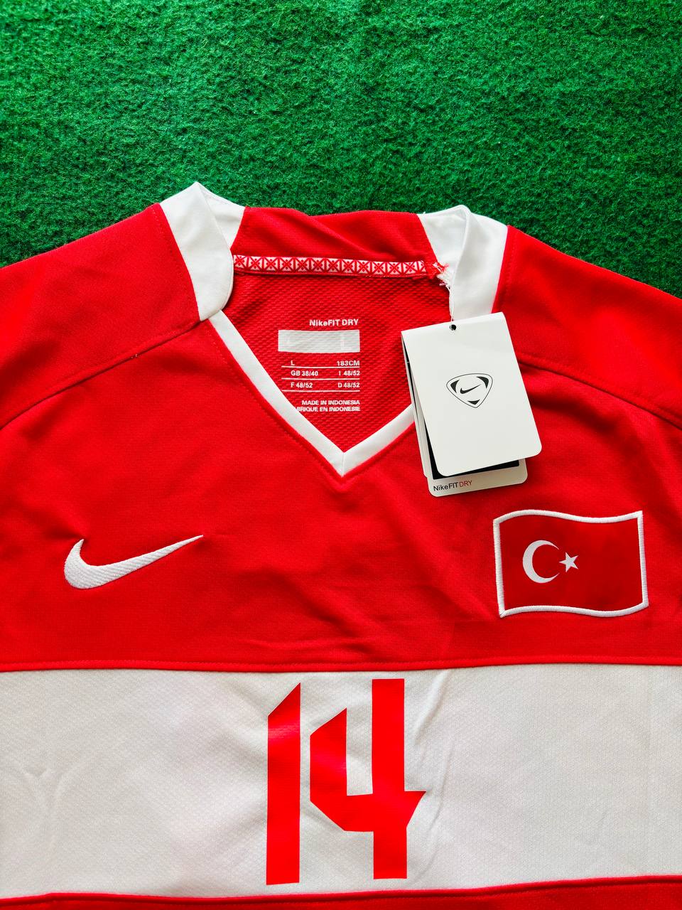 Arda Turan Türkiye Efsane Euro 2008 Turkey Retro Özel Forma Football Jersey – 7